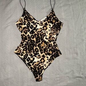 Gaze Wild Leopard Print Bodysuit